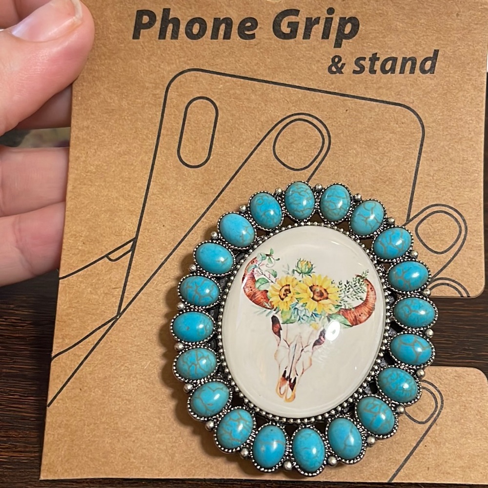 Western phone grip
